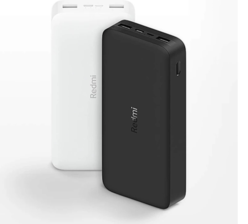 پاوربانک شیائومی آکبند مدل Redmi PB200LZM ظرفیت 20000 میلی آمپرساعت به همراه کابل تبدیل microUSB